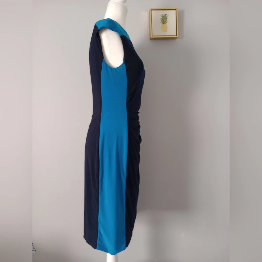 Ralph Lauren Style shift sleeveless Size 8 Good Condition Navy Blue   Pull On - Picture 4 of 8